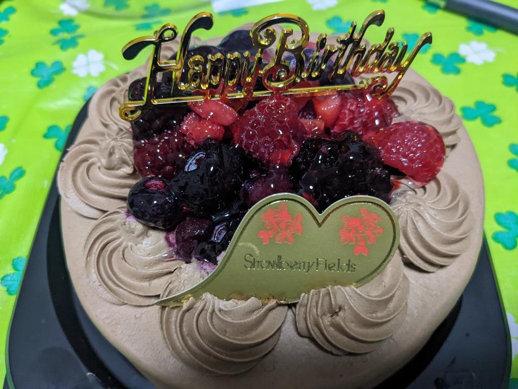 送料無料 ベリーの濃厚チョコケーキ 5号 15cm径 チョコクリーム クルミ入り 洋菓子 デザート 誕生日 ケーキ 〔ベリーの濃厚チョコケーキ〕  :xmas-berrychoco:ストロベリーフィールズ - 通販 - Yahoo!ショッピング