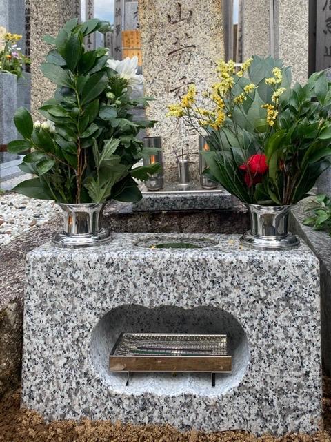 お墓 香炉 一体型 フルセット ステンレス花筒 墓 お墓用 墓石用 花立 