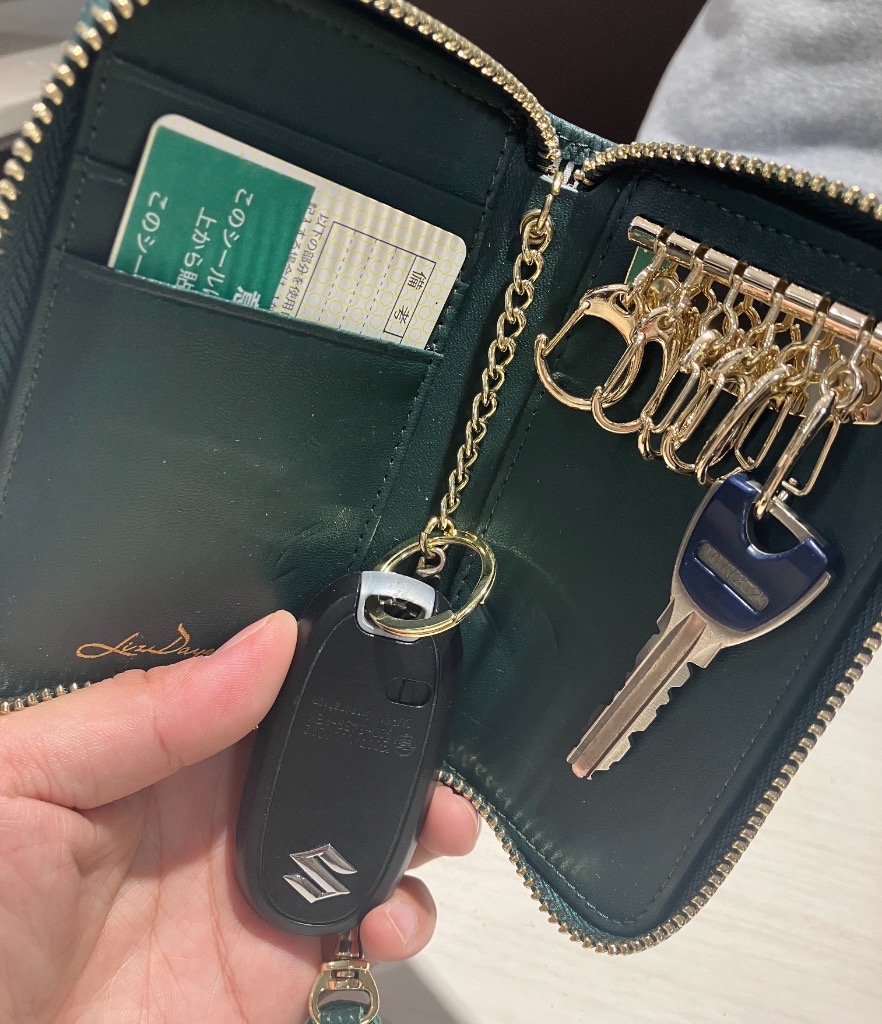楽天市場】PRADA プラダ 6連キーケース三角ロゴプレート 型押し