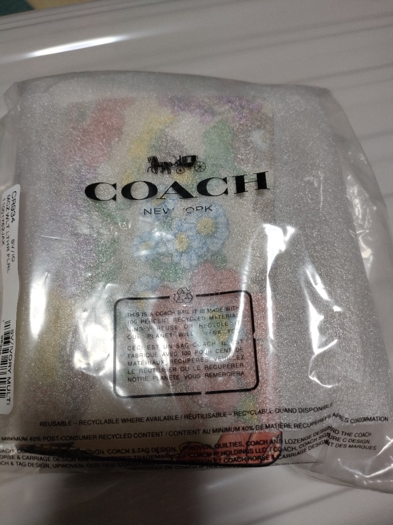 COACH 二つ折り財布　フローラルプリント　CR934アウトレット品 Amazon | [コーチ] COACH 財布(二つ折り財布) FCR934 CR934