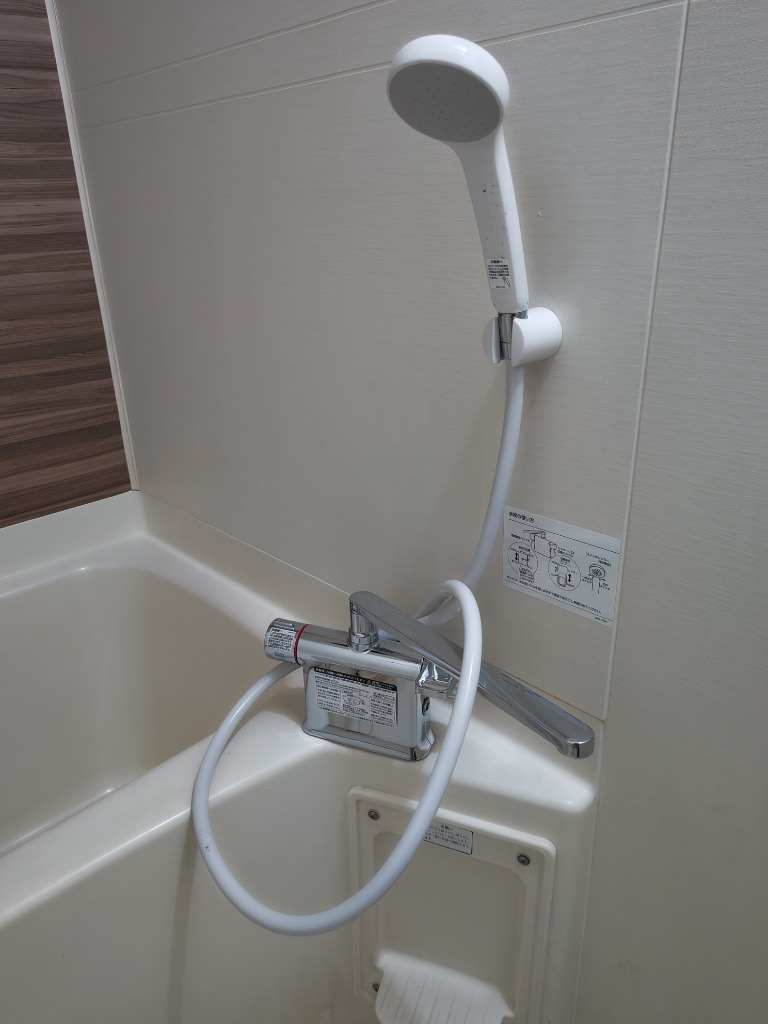 LIXIL・INAX サーモスタット付シャワーバス水栓 デッキ(台付)タイプ BF 