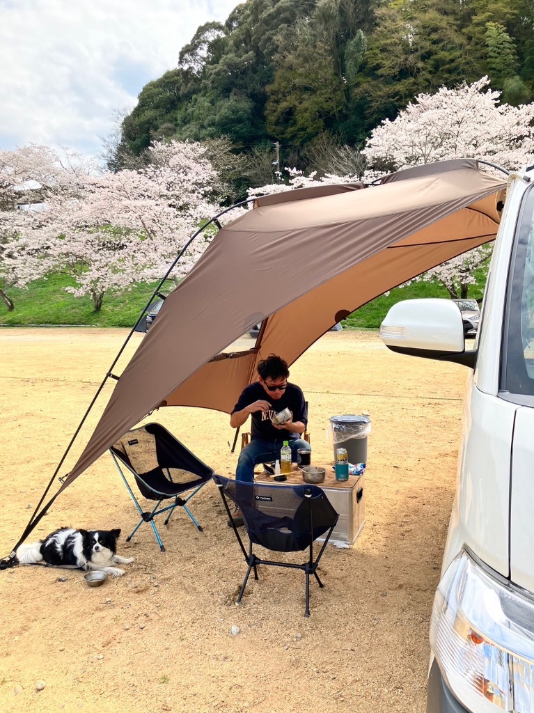 未使用級】ogawa カーサイドタープ AL-Ⅱ 2334 コンパクト 日よ