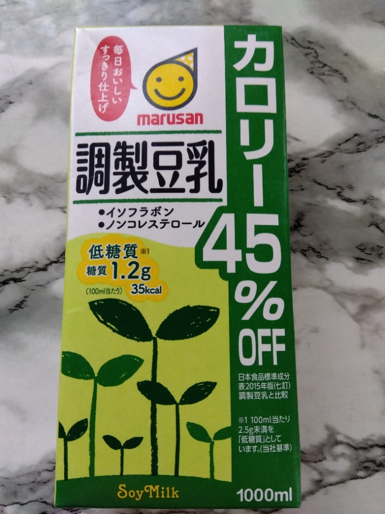 マルサンアイ ◇マルサン 調製豆乳カロリー45％オフ 1.0L【6個
