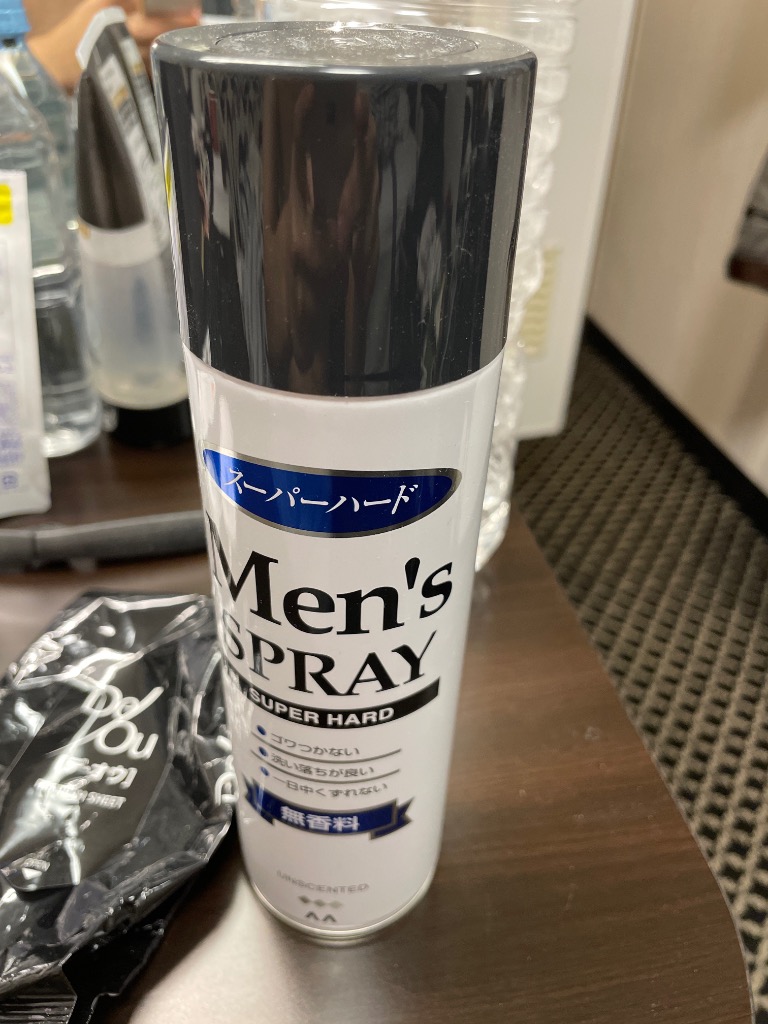 mandom メンズ ヘアスプレー スーパーハード 無香料 275g : サン