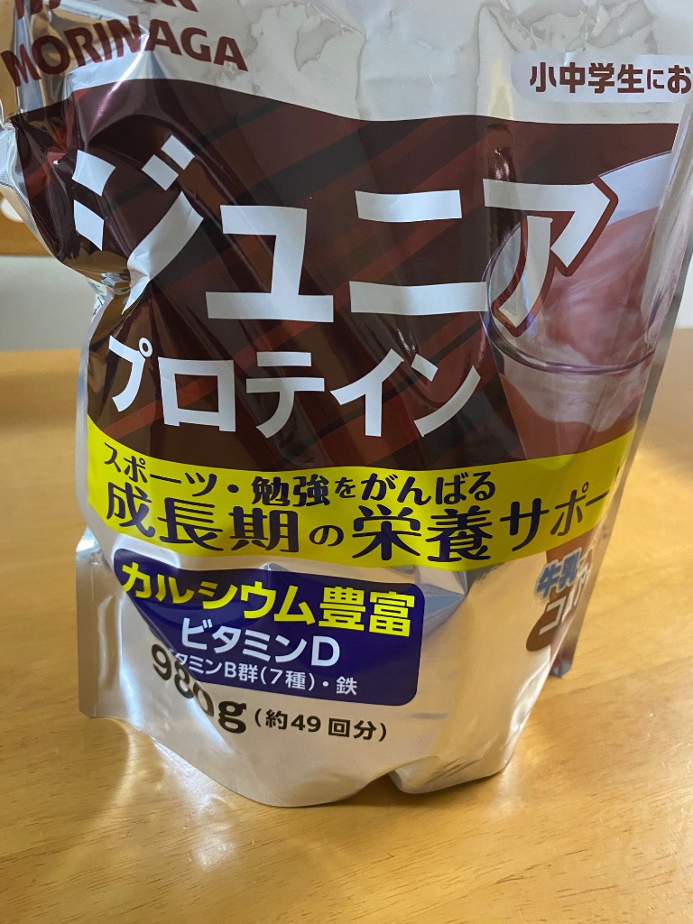 ◇森永製菓 ジュニアプロテイン ココア味 980g : サンドラッグe