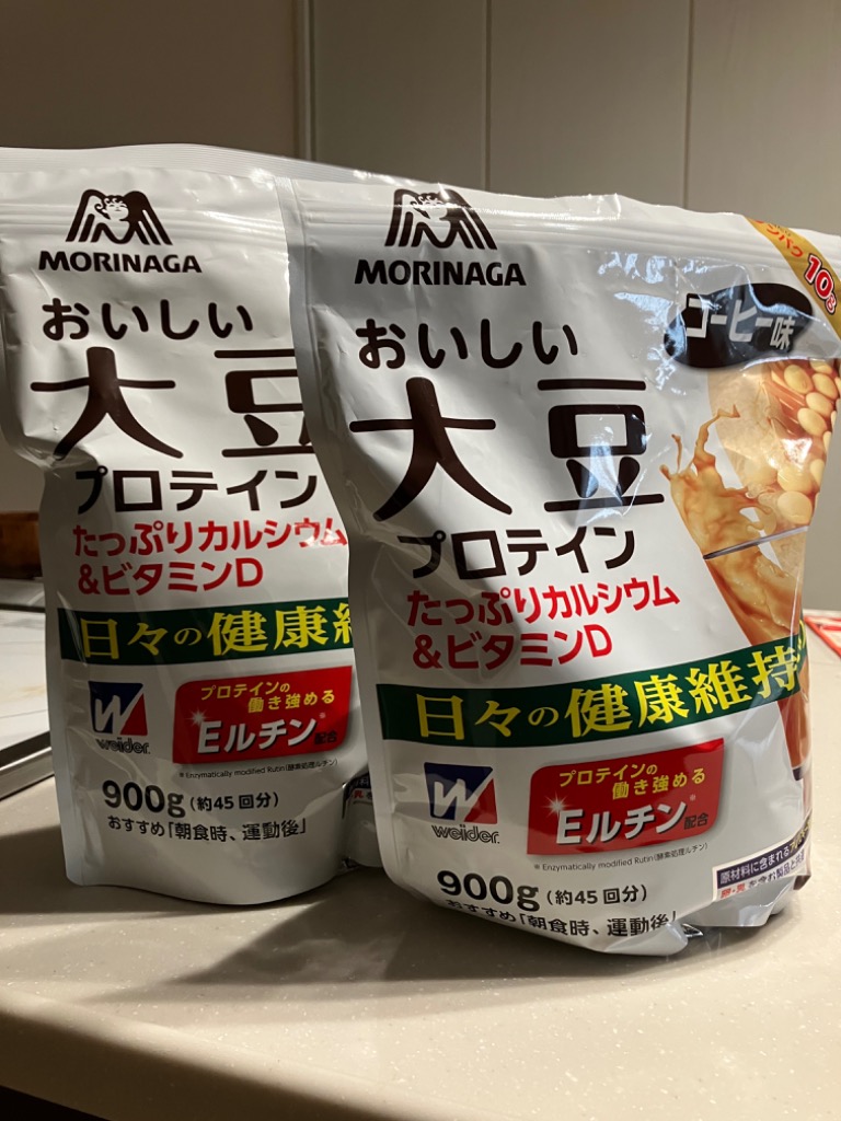 ◇森永 おいしい大豆プロテイン コーヒー味 900g : 4902888728358 