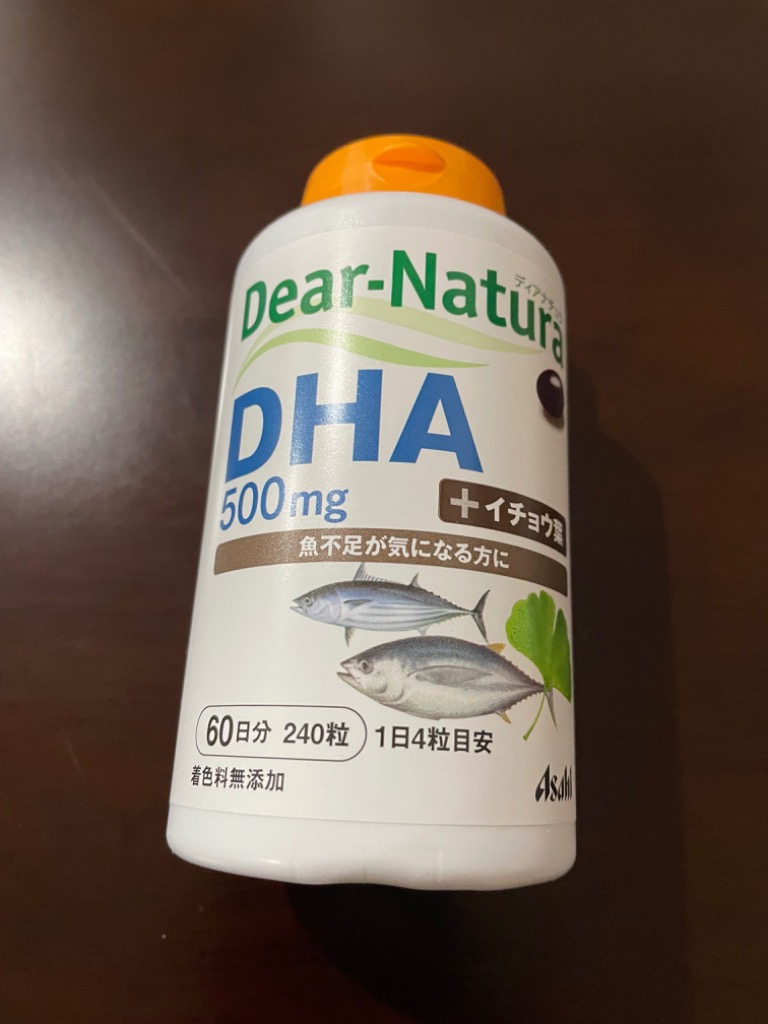 ◇アサヒグループ食品 ディアナチュラ DHA イチョウ葉 240粒(60日