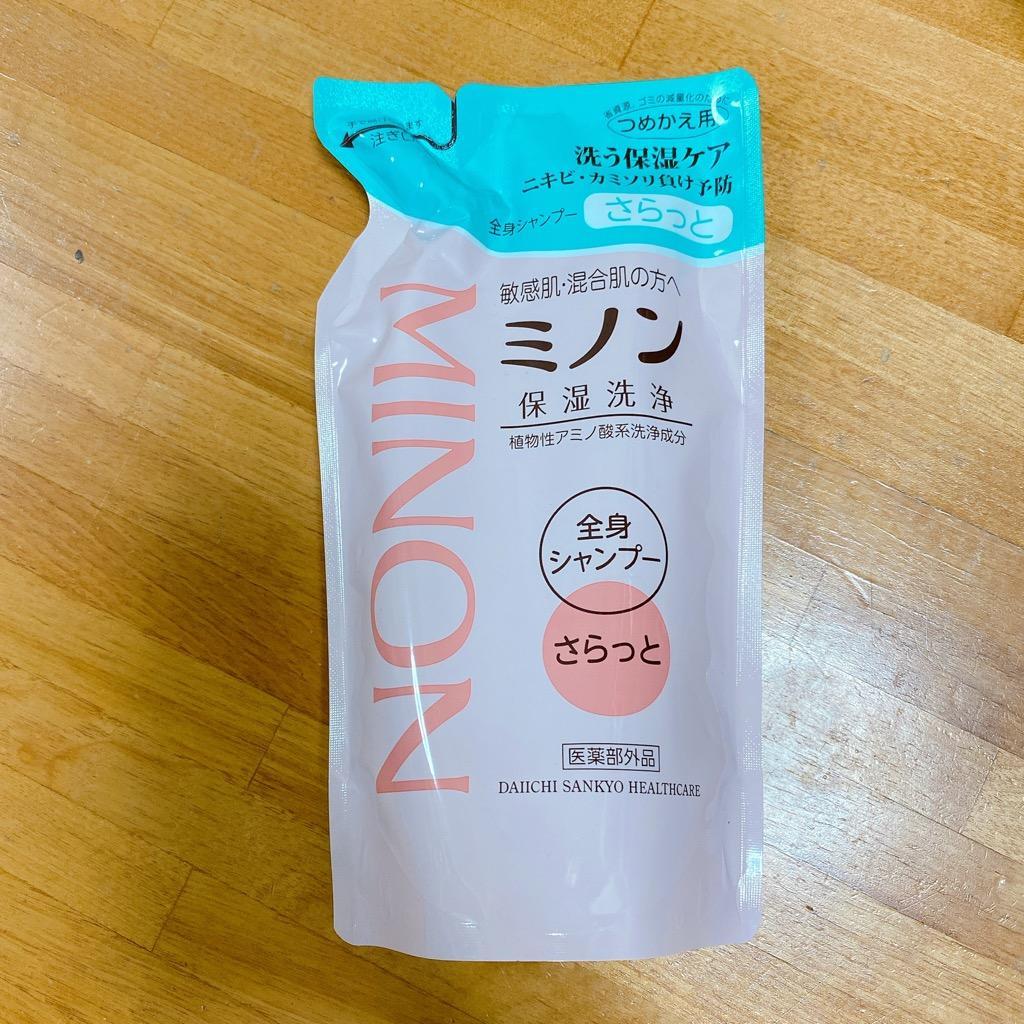 ミノン 全身シャンプー さらっとタイプ 詰め替え 380ML