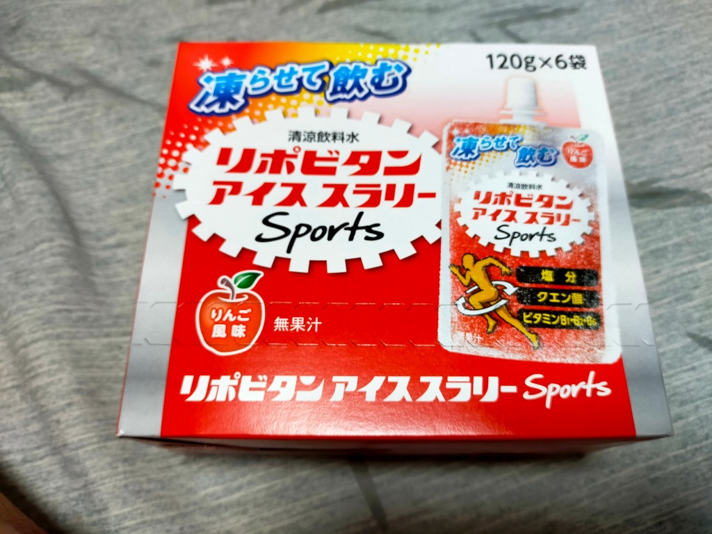◇大正製薬 リポビタンアイススラリー Sports りんご風味 120g×6