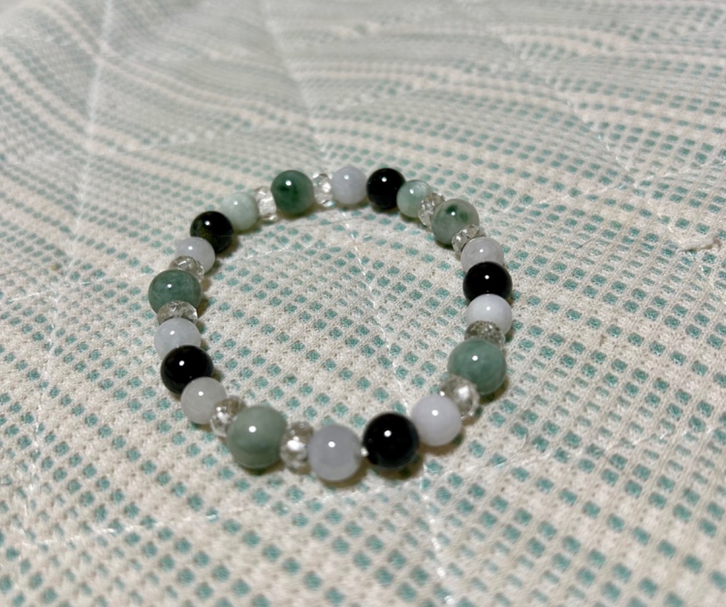 日高翡翠マーブル14ミリ玉 連売り商品 マーブル翡翠 品質AA Φ8.5±0.5mm 鑑定済み