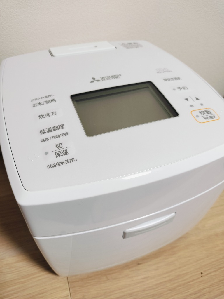 三菱電機 三菱電機 IHジャー炊飯器 NJ-VP10G-W（月白） 炭炊釜