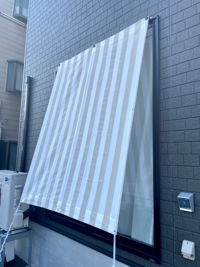 日よけシェード 幅140×丈180cm 1枚 UVカット93％以上 撥水 日よけ