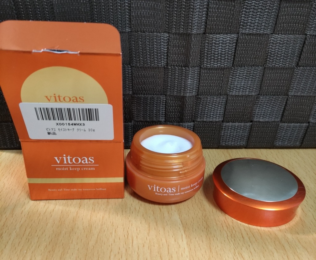 サントリー 公式 vitoas (ビトアス) モイストキープ クリーム 30g