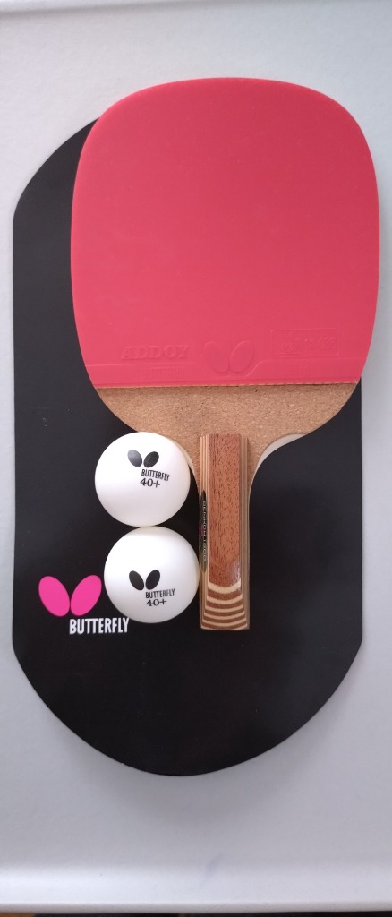 BUTTERFLY - えすなるさん宛 バタフライ 檜単板 サイプレス 日ペン 150g(両面ラバー込) スタンダード檜単板「バタフライ サイプレスーS」