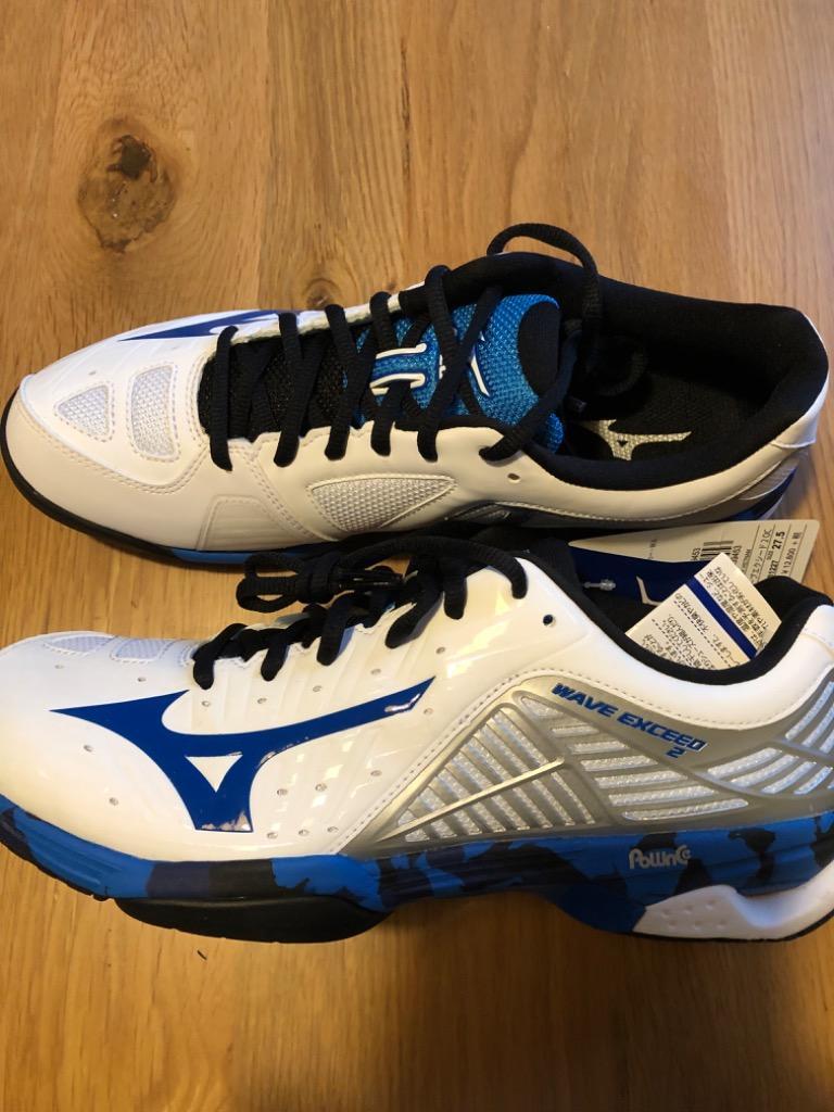 ミズノ（MIZUNO） テニスシューズ オムニクレー ウエーブ エクシード 2 OC 61GB181227 （メンズ、レディース）  :10660437301:SuperSportsXEBIO Yahoo!店 - 通販 - Yahoo!ショッピング