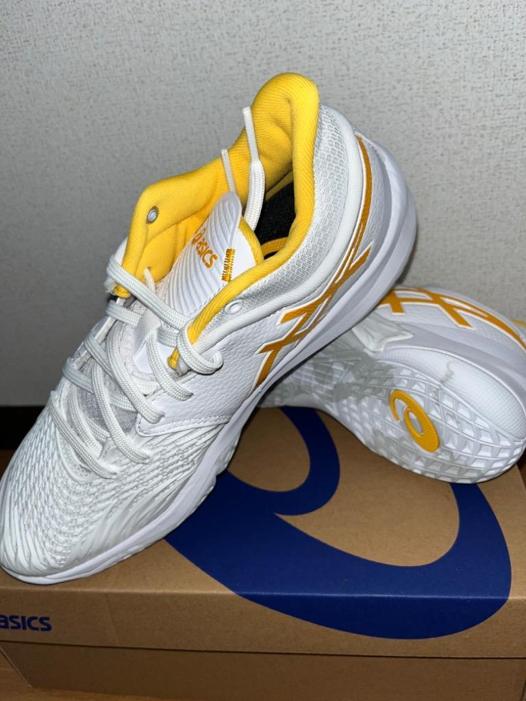 ASICS アンプレアルスバスケットシューズ 26.0 cm ホワイト/イエロー ASICS アンプレアルスバスケットシューズ 26.0 cm ホワイト