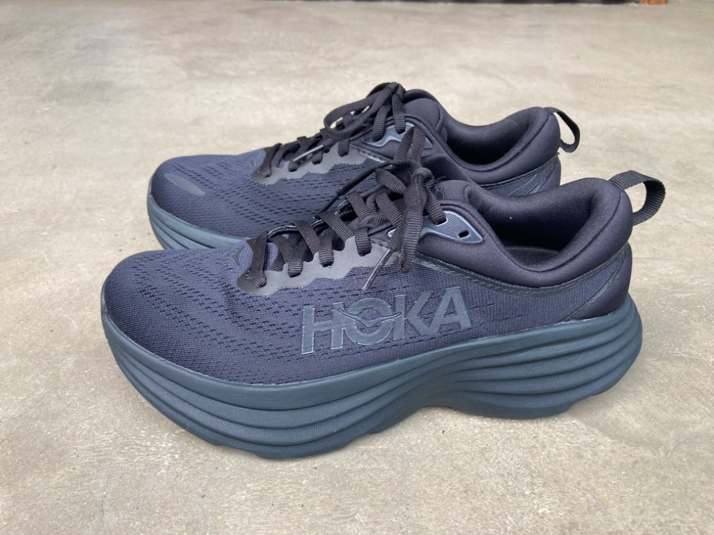 HOKA ボンダイ9 26.5 未使用に近い HOKA ONEONE ホカ ランニングシューズ 厚底 メンズ ステルス