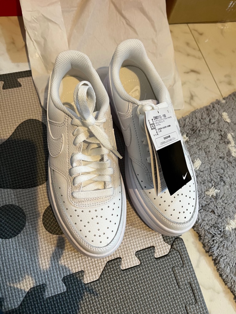 【NIKE】 ナイキ W COURT VISION ALTA LTR ウィメンズ コート ビジョン アルタ LTR WDM0113  103WHITE/BQBN