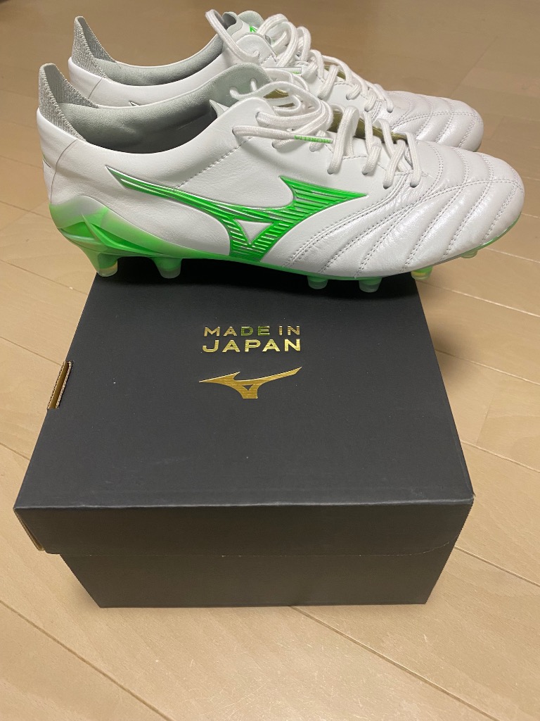 ミズノスパイク モレリアネオ4 限定色 緑 ミズノ サッカースパイク モレリア NEO 4 β JAPAN ホワイト