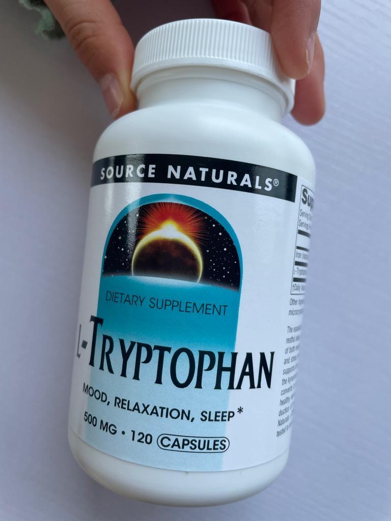 ソースナチュラルス L-トリプトファン500 mg 120カプセル L-Tryptophan 500 mg 120 Capsules  :021078019855:SUPLA ヤフー店 - 通販 - Yahoo!ショッピング