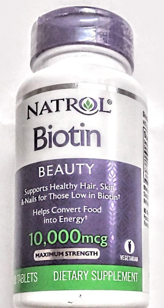超美品の ナトロール ビオチン サプリメント 10000mcg 100粒 Natrol Biotin タブレット マキシマムストレングス 