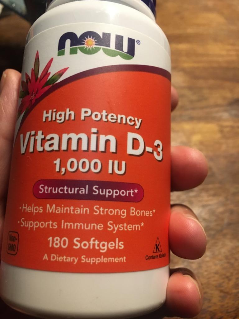 ビタミンD-3 1000IU 180粒 NOW Foods (ナウフーズ) :NF-00365:米国サプリのNatural Harmony - 通販  - Yahoo!ショッピング