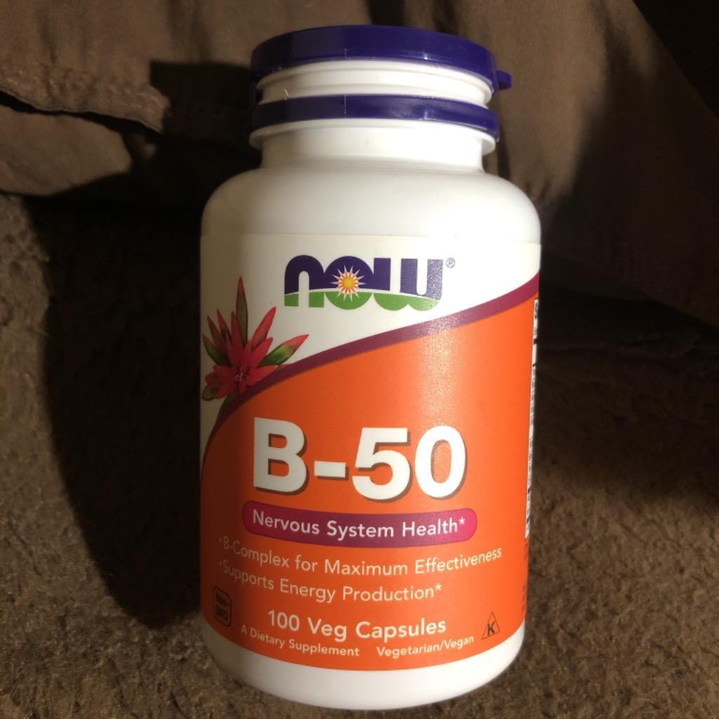 ナウフーズ B-50 サプリメント 100粒 NOW Foods ビタミンB群11種 葉酸 