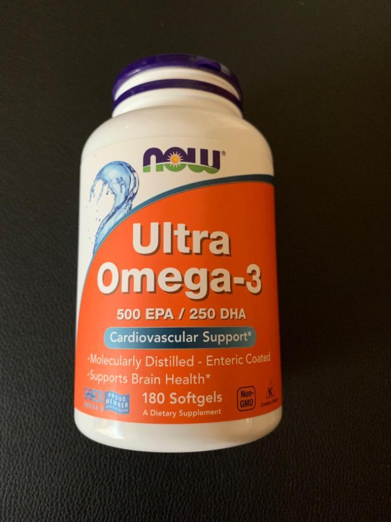 ナウフーズ ウルトラオメガ3 EPADHA サプリメント 180粒 NOW Foods Ultra Omega-3 ソフトジェル  エイコサペンタエン酸 ドコサヘキサエン酸 約6ヶ月分 :NF-01662:米国サプリのNatural Harmony 通販  