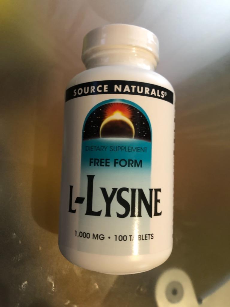 ソースナチュラルズ リジン Lリジン 1000mg 100粒 Source Naturals L-Lysine 1000mg 100Tablets  :SN-00142:米国サプリのNatural Harmony - 通販 - Yahoo!ショッピング