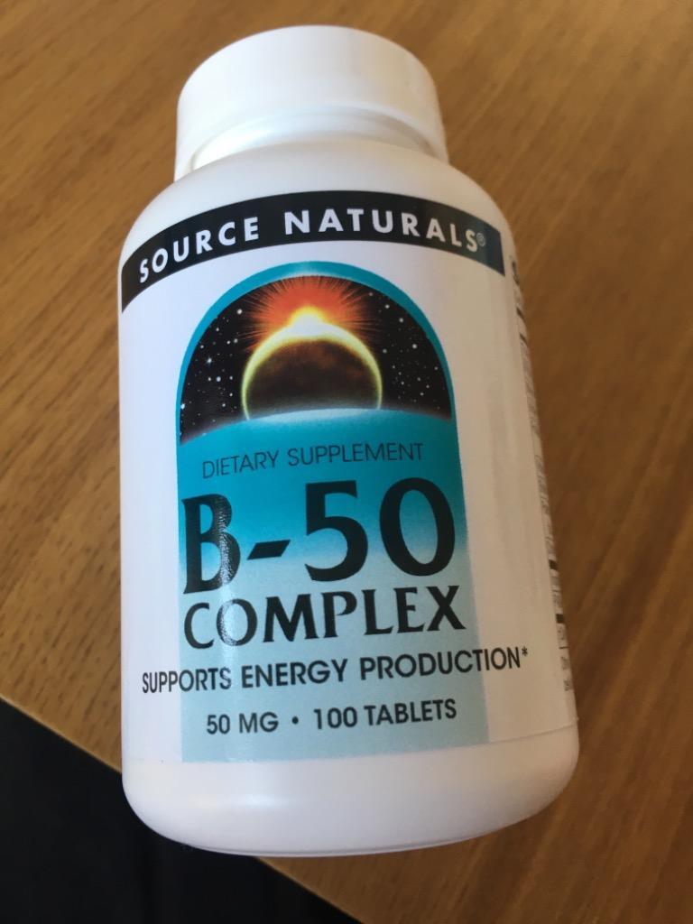 ソースナチュラルズ B-50 コンプレックス 100粒 タブレット Source Naturals B-50 Complex 100Tablets  :SN-00421:米国サプリのNatural Harmony - 通販 - Yahoo!ショッピング