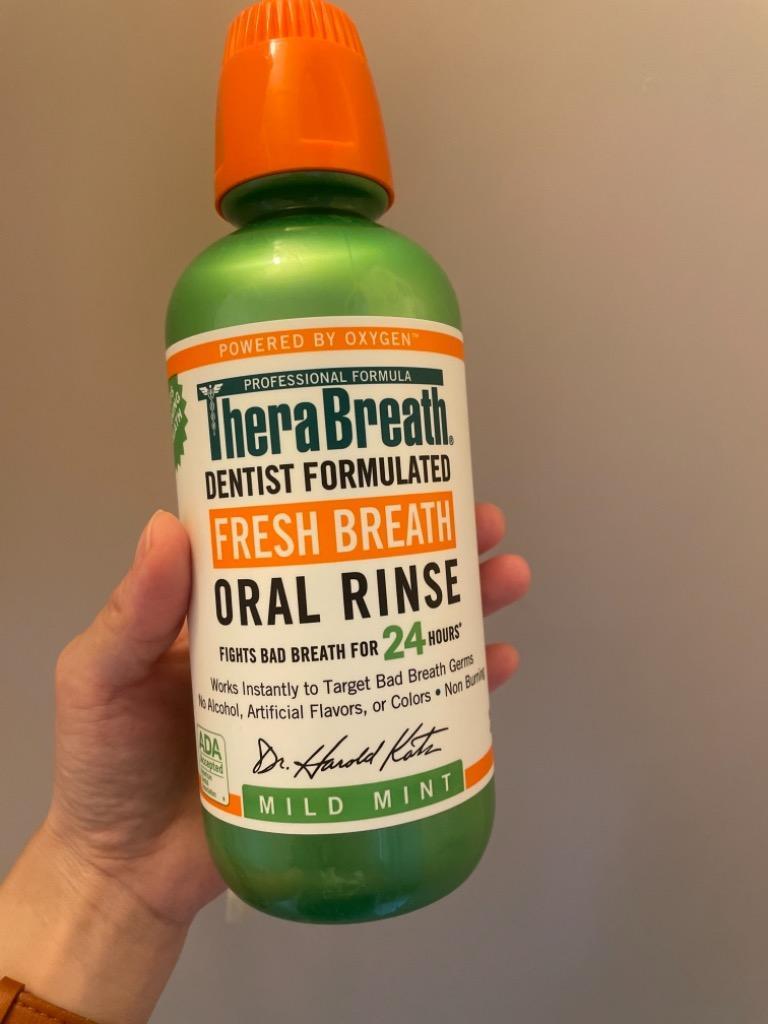 TheraBreath Oral Rinse, Icy Mint, 16 fl oz セラブレス フレッシュ