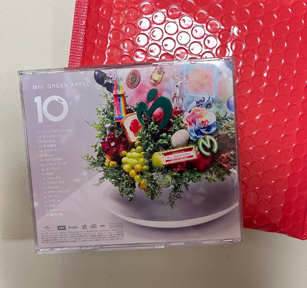 通常盤 Mrs. GREEN APPLE CD/10 25/7/8発売 【オリコン加盟店