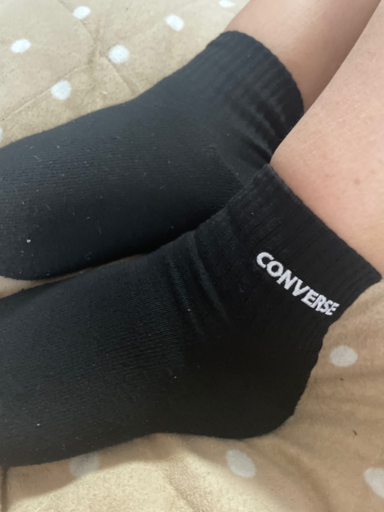 コンバース 片面刺繍 ソックス 3足組 23-25cm (CONVERSE 靴下