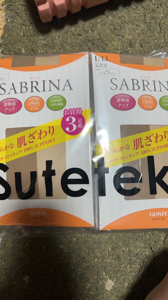 SABRINA（GUNZE） グンゼ ストッキング サブリナ 3足組 M-L・L