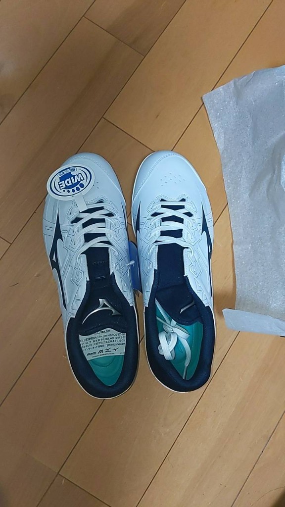 MIZUNO 【サイズ交換送料無料】野球 スパイク 白 金具 ミズノ