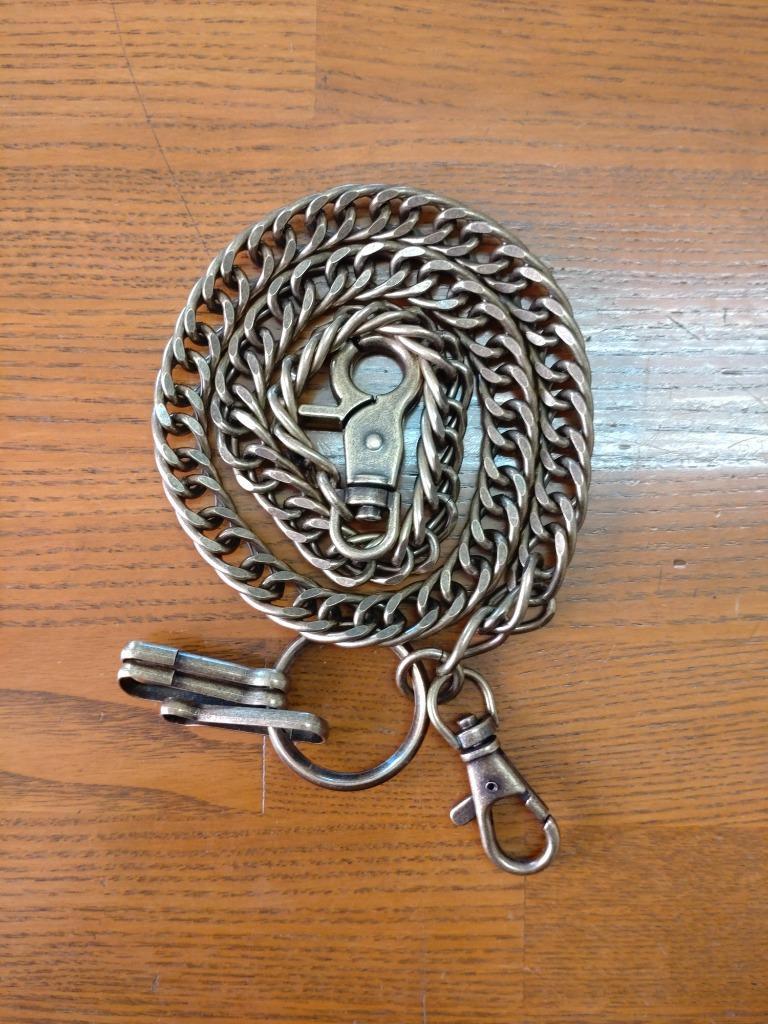 ウォレットチェーン メンズ シルバー 財布 銀 バイカーズ