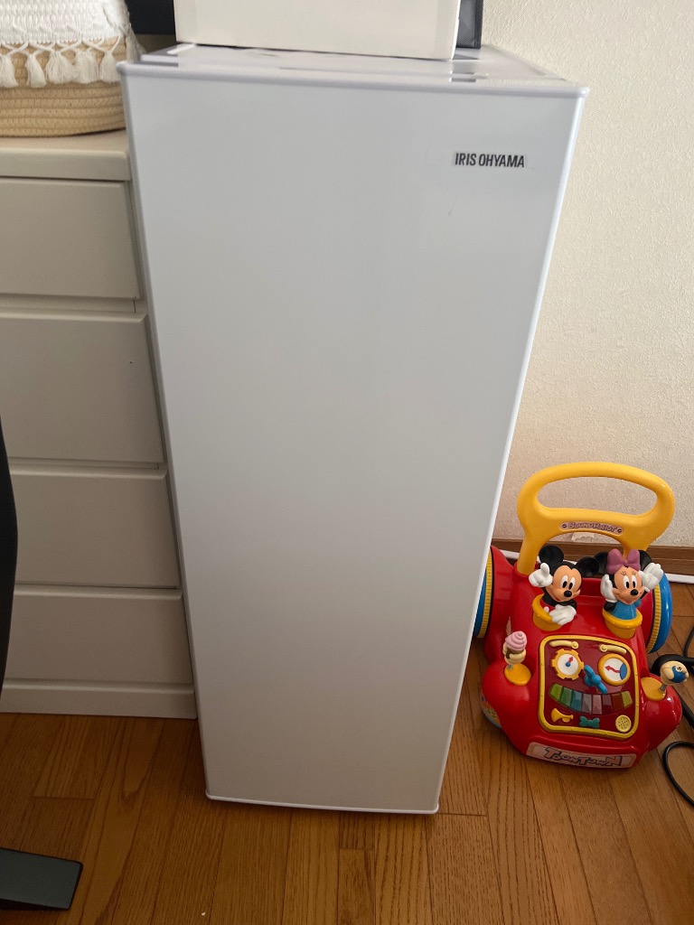 AIRIS　OHYAMA　アイリスオーヤマ　冷凍庫　2021年製　ホワイト IRIS OHYAMA 冷蔵庫 一人暮らし 二人暮らし 小型 スリム