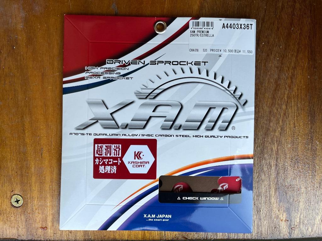 XAM（ザム スプロケット） PREMIUM 250TR/ESTRELLA A4403X 36T :xam