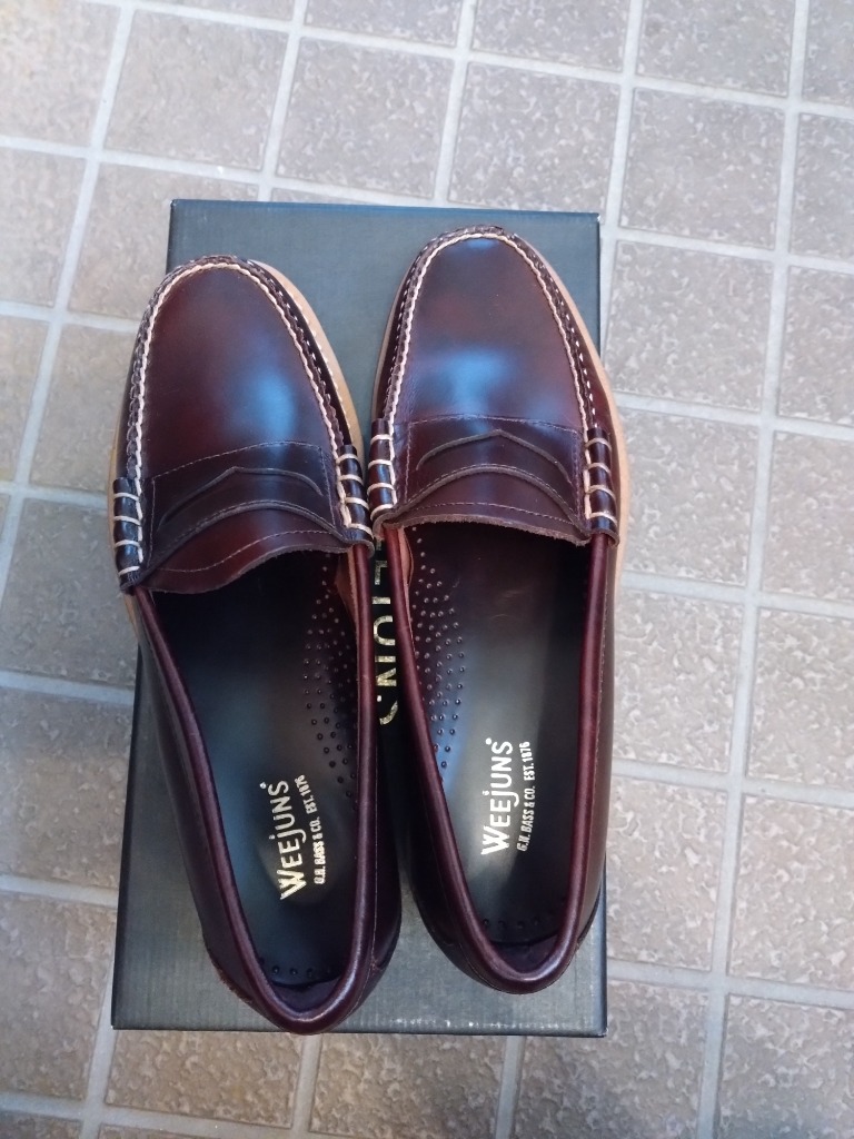 WEejuns バーガンディ ローファー G.H.BASS 90's 米国製 MADE IN USA WEEJUNS ジーエイチバス
