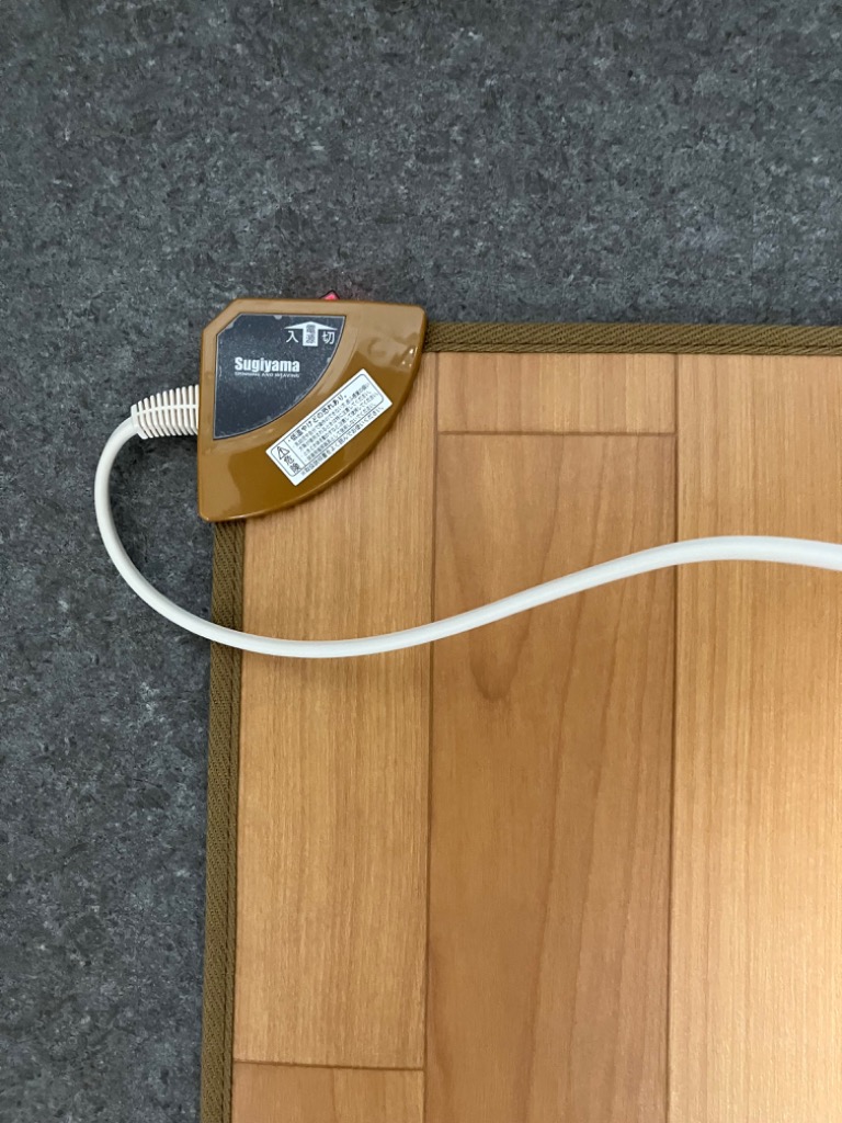 ホットキッチンマット 床暖房 45×240cm 防水 抗菌 フローリング調