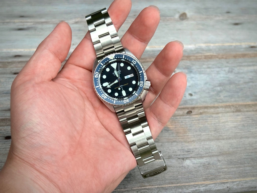 22mm メタル時計バンド ステンレススチール オイスター