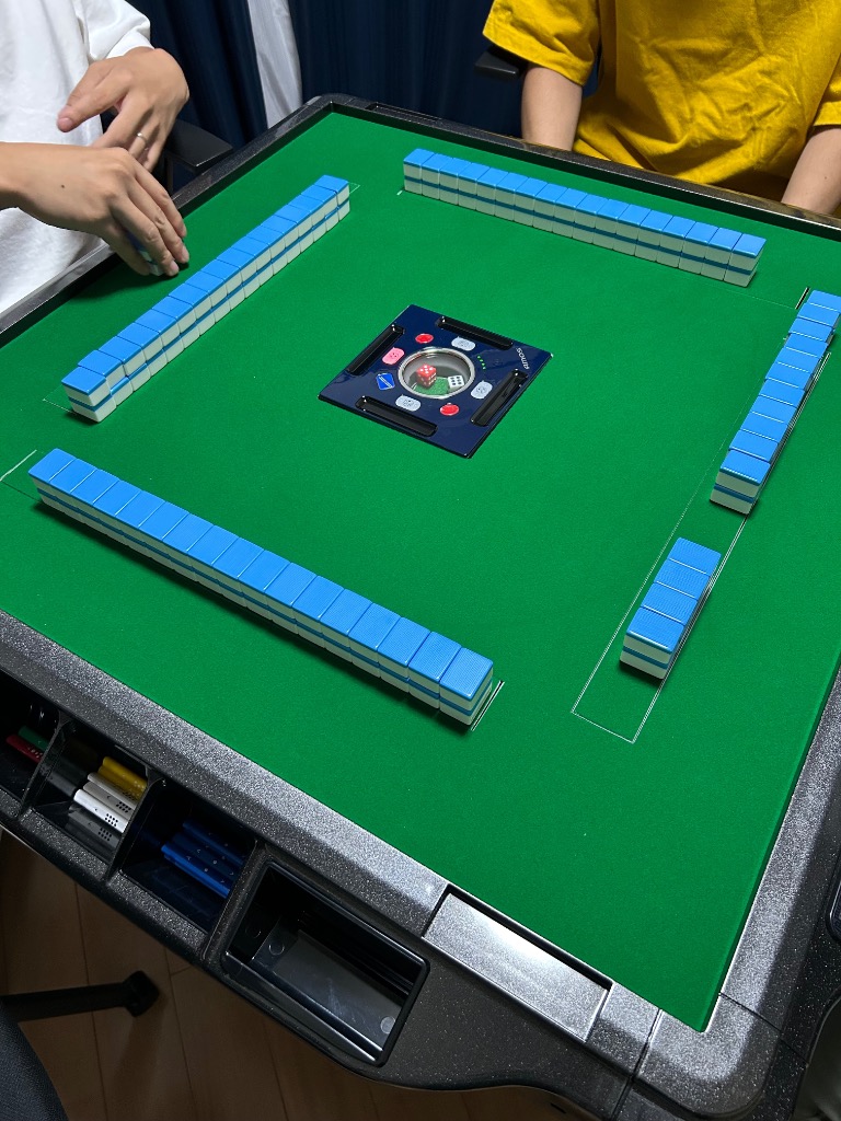 H383 AMOS JP-EX COLOR 全自動麻雀卓 フルセット 家庭向け全自動麻雀卓としては役満級!? 「AMOS JP-EX COLOR」を