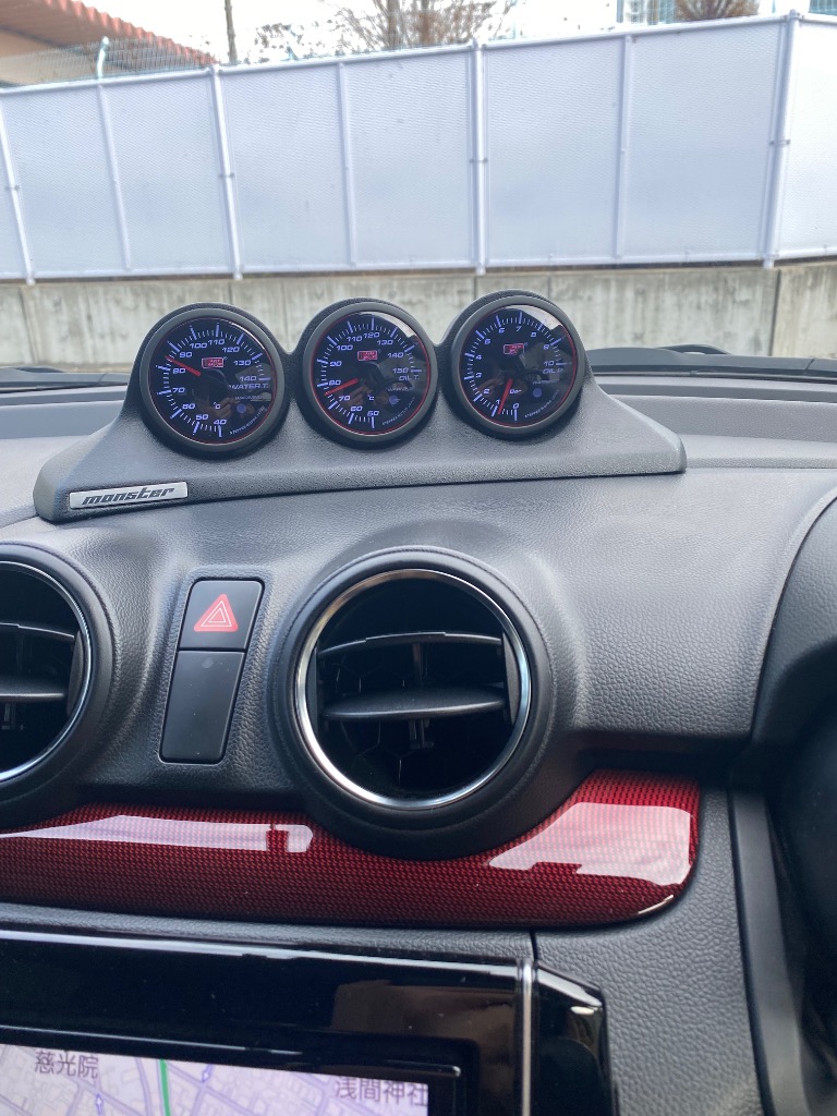 エ*ス様 モンスタースポーツ スイフトスポーツ　ZC32S　3連メーターポッド 3連メーターポッド φ60 スイフトスポーツ[ZC32S] / スイフト
