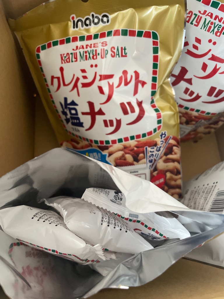 稲葉 稲葉ピーナツ クレイジーソルトナッツ (個包装) 140g×6入 稲葉 稲葉ピーナツ クレイジーソルトナッツ (個包装) 140g×6入