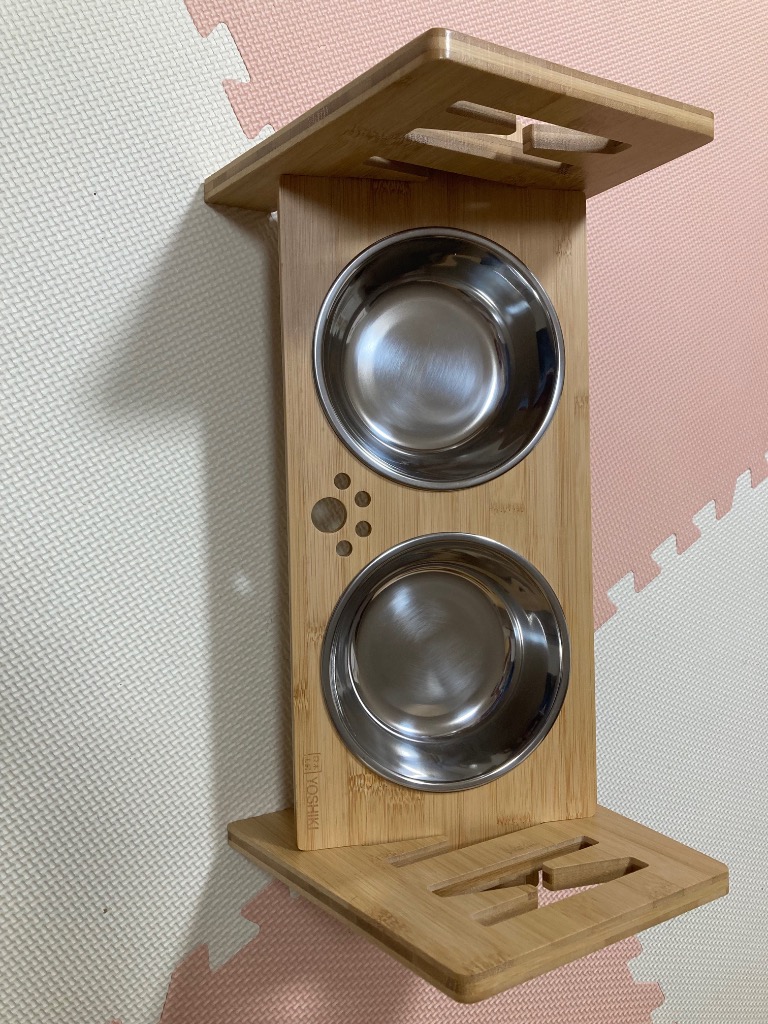 ペット食器台 犬用食事台 猫 高さ調節可能 フードスタンド 6パターン