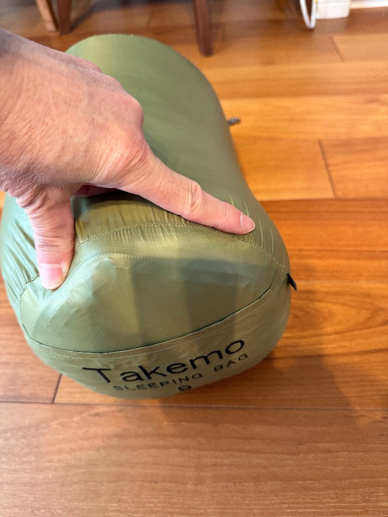 寝袋 シュラフ タケモ Takemo スリーピングバッグ 9 ストリージバッグ