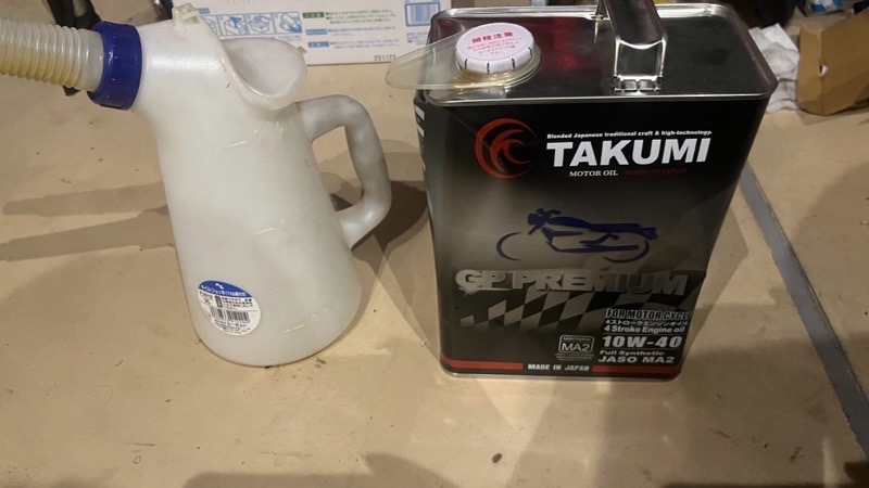 TAKUMIモーターオイル バイクオイル 二輪オイル 10W-40 4L 4