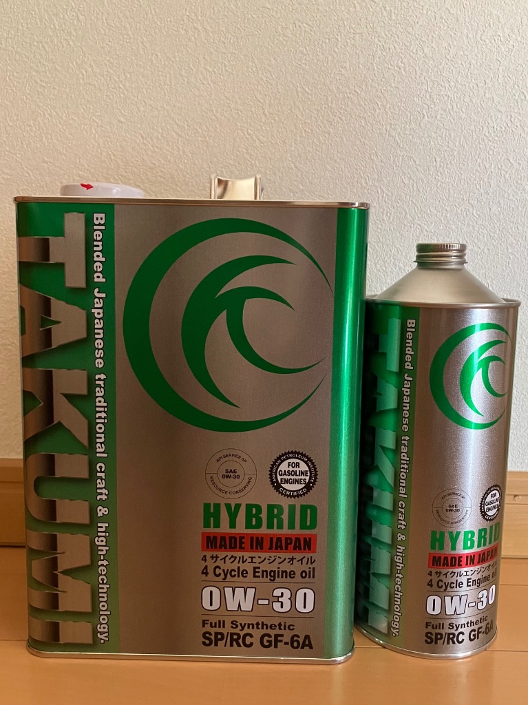 TAKUMIモーターオイル エンジンオイル 0W-30 5L SP/RC GF-6A