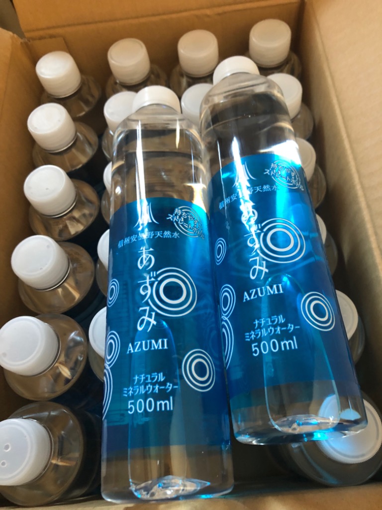 信州安曇野天然水 あずみ 500ml × 48本 ペットボトル ミネラル