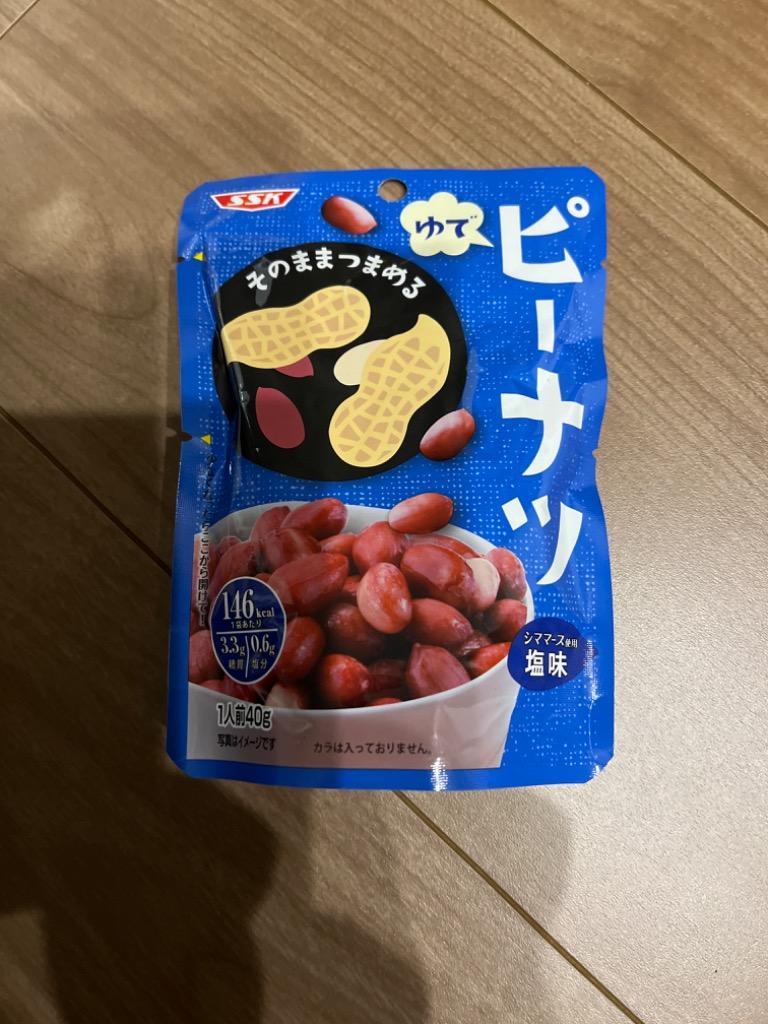 清水食品 ＳＳＫ そのままつまめる ゆでピーナッツ ４０ｇ １個 :4618739:ぱーそなるたのめーる - 通販 - Yahoo!ショッピング